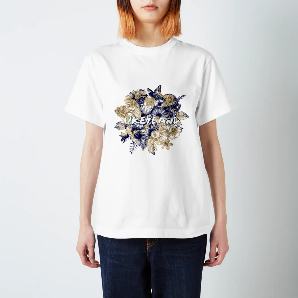 REBELLIONのbotanical land Regular Fit T-Shirt