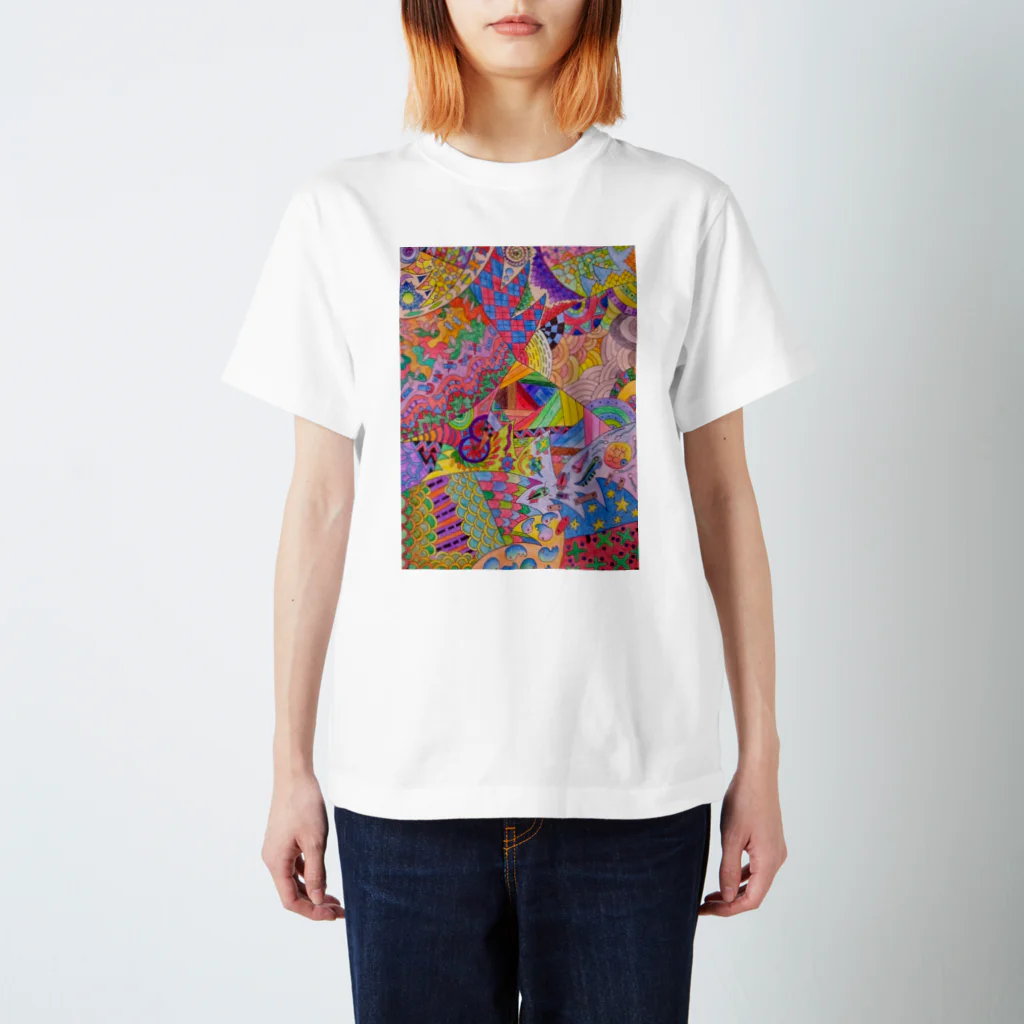 Yoshidavisionのサイケデリック スタンダードTシャツ