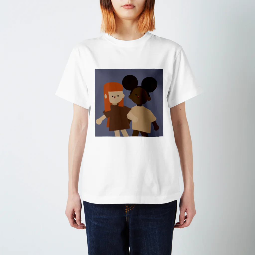 ごぼうラビットのSkin colors don't matter  スタンダードTシャツ