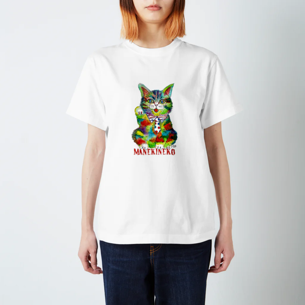 NobigaoのMANEKINEKO スタンダードTシャツ