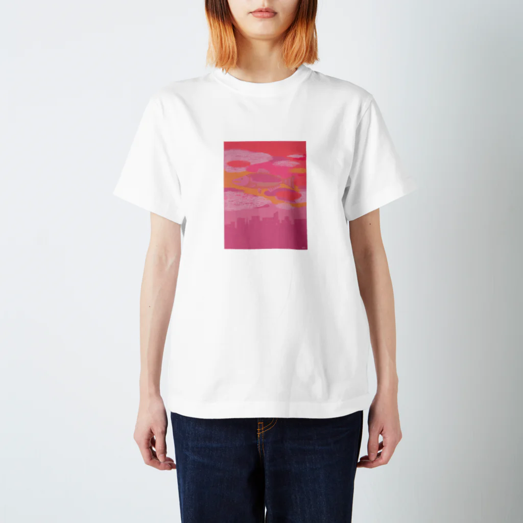 elliのサーモンピンクの街でsort Regular Fit T-Shirt