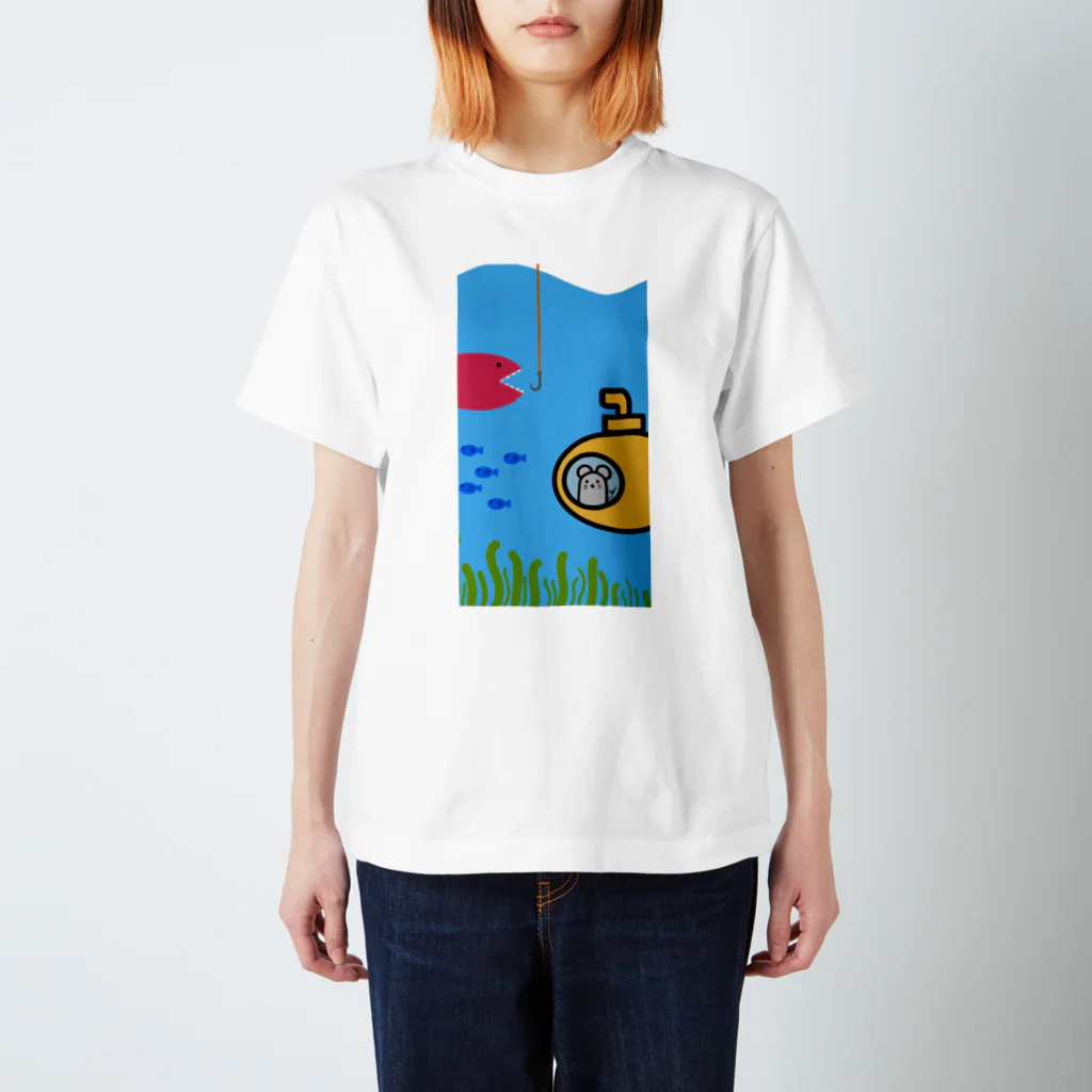 NezumiHouseの潜水ちゅー スタンダードTシャツ