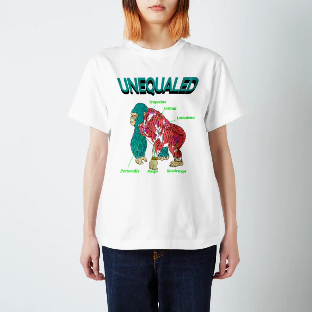 UNEQUALED/VERTEXの解剖学 スタンダードTシャツ