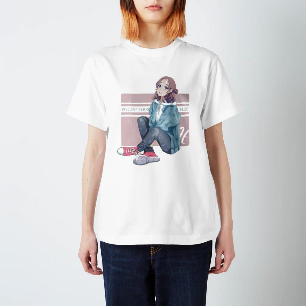 La Baleine / ラ・バレーヌのうお座xCONVERSE スタンダードTシャツ