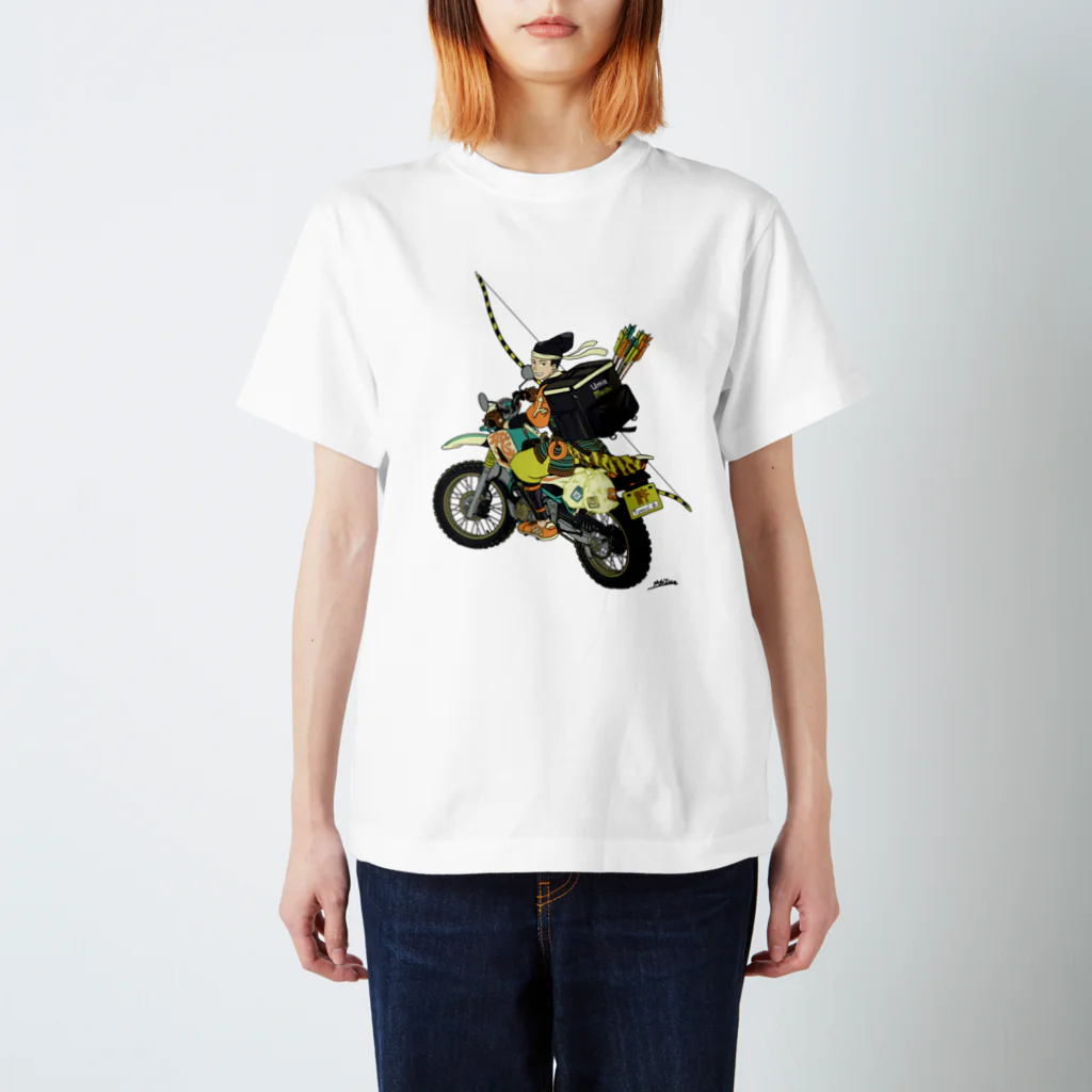 鞘ェもんのUber eats武士 スタンダードTシャツ