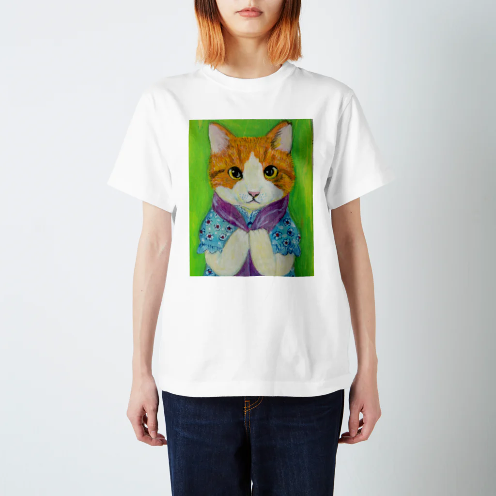 のっぴきならない。ラインスタンプ発売中ののっぴきならない/卒業猫ねこまる スタンダードTシャツ