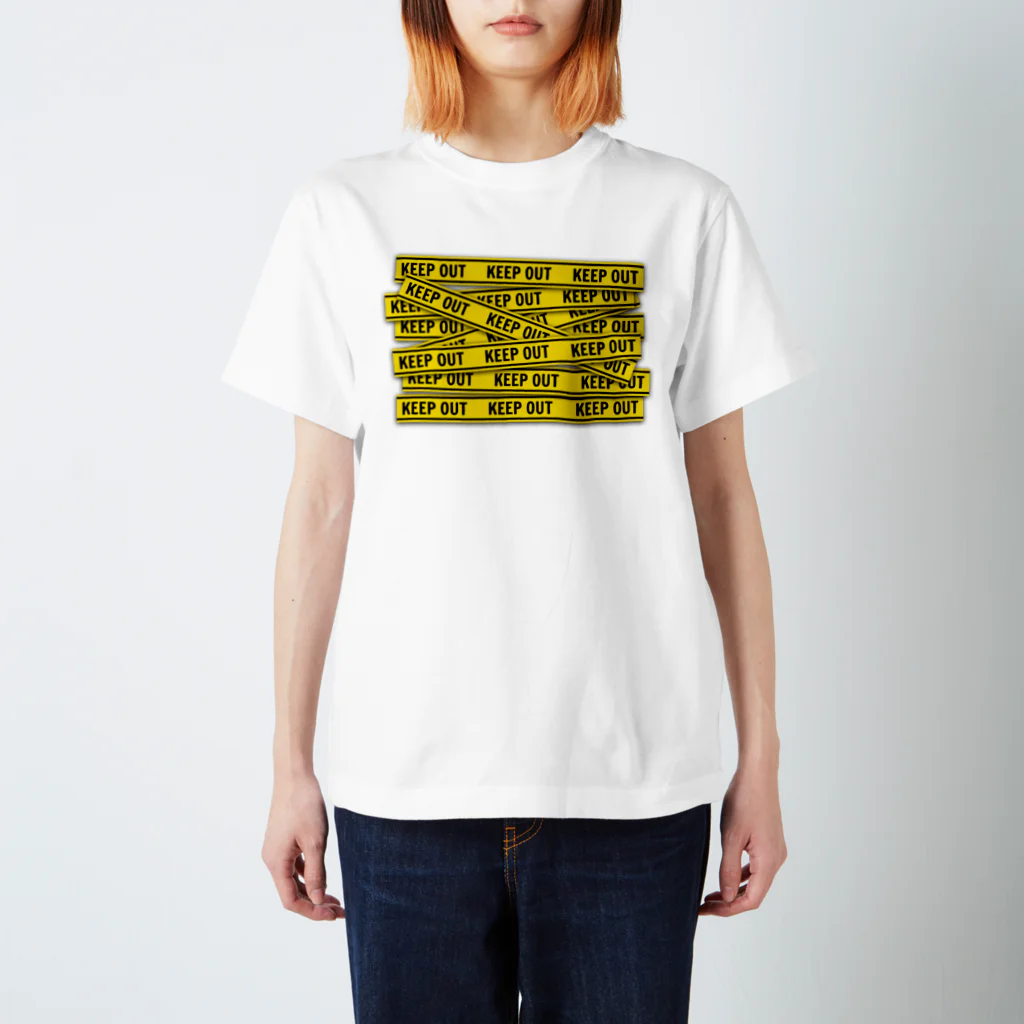 D&I LABのKEEP OUT Regular Fit T-Shirt