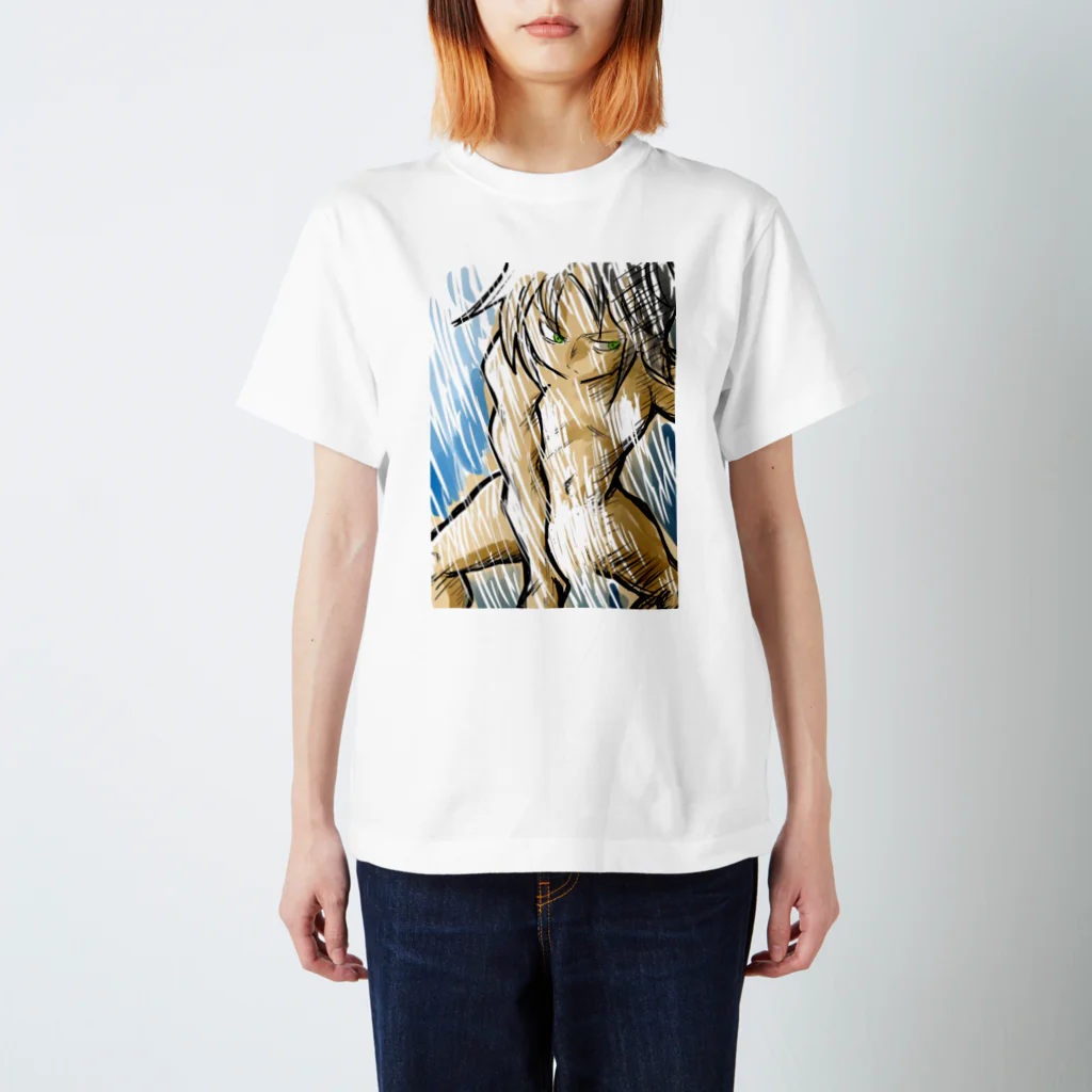 王道帝国の佐倉羽音の露出Tシャツ Regular Fit T-Shirt
