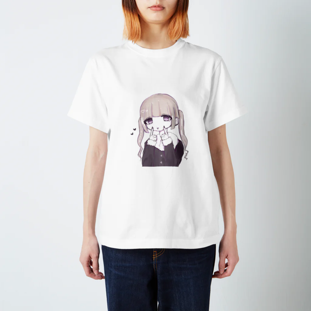 🍓🥛イチジク浣腸🐰🧠の量産型ちゃん スタンダードTシャツ