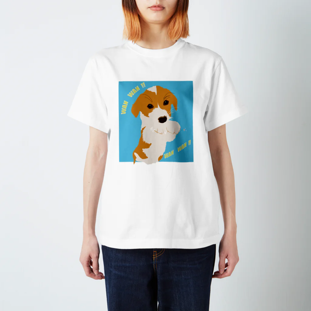 burijinaのコーギー犬 スタンダードTシャツ