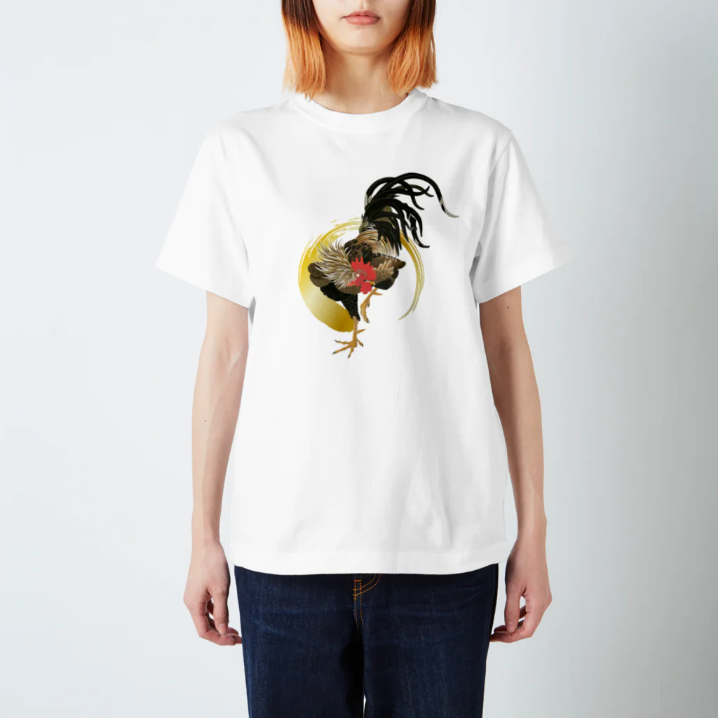 あとりうむの若冲鳥丸 Regular Fit T-Shirt