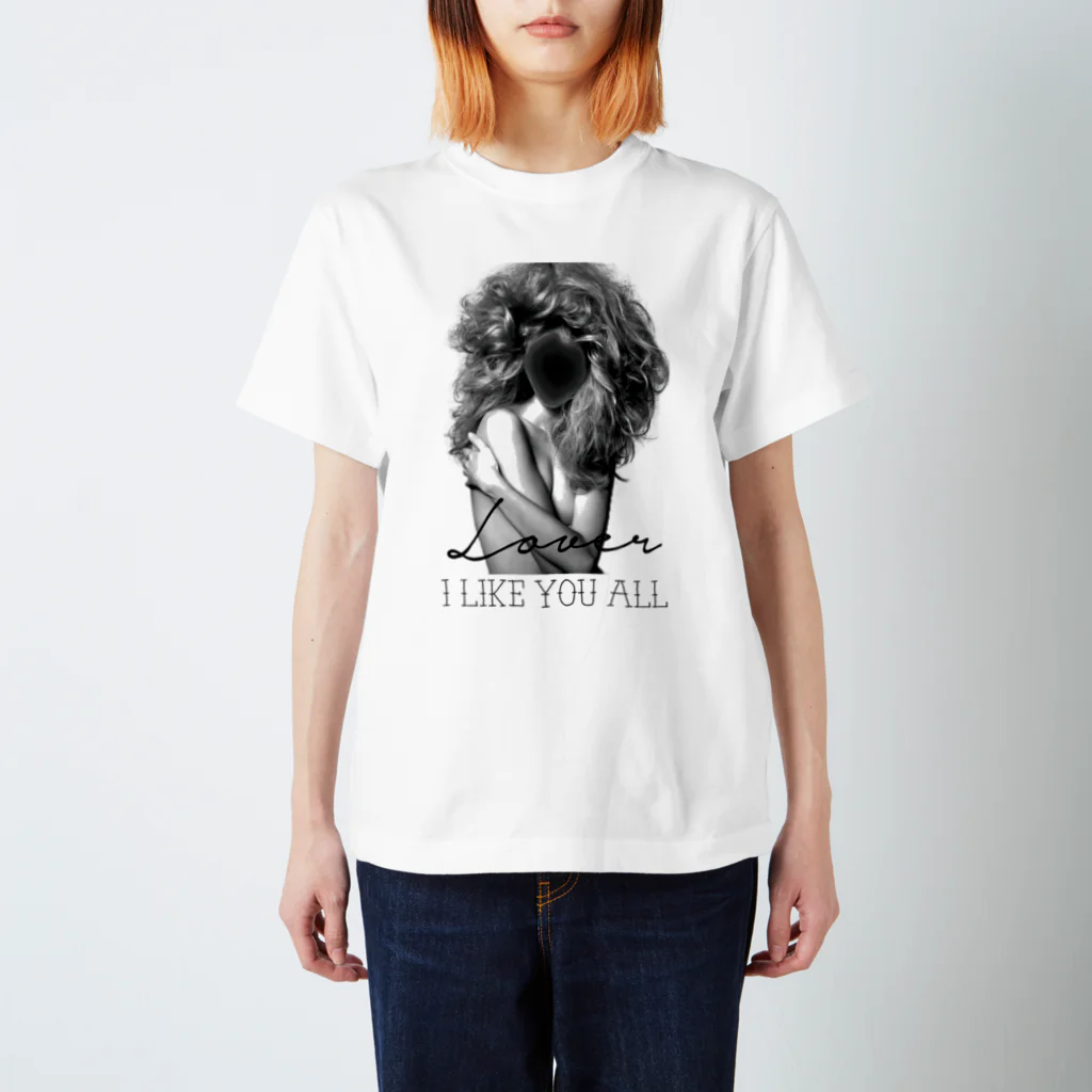 Loverのfaceless スタンダードTシャツ