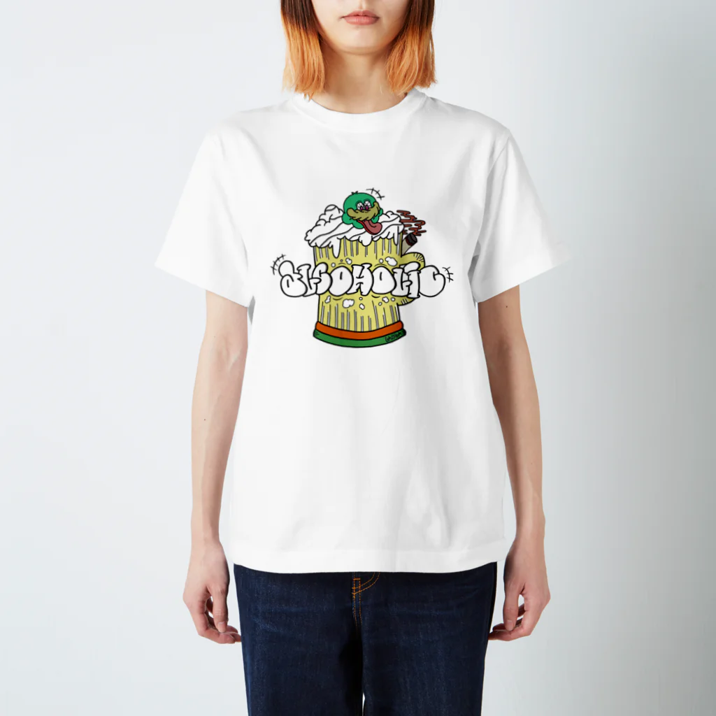 candra(チャンドラ)のalcoholic candra Regular Fit T-Shirt