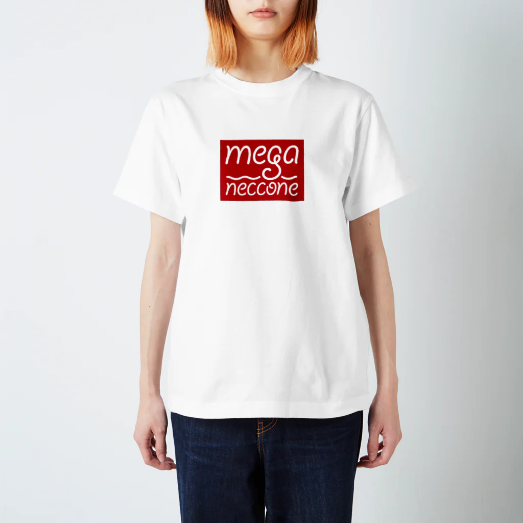 mimitabDECK.Kのめがねっ子ね（赤白ロゴ） スタンダードTシャツ