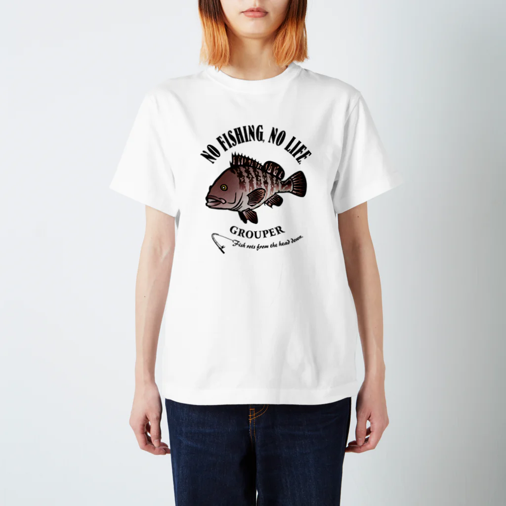 猫と釣り人のMAHATA_EB_1CW スタンダードTシャツ