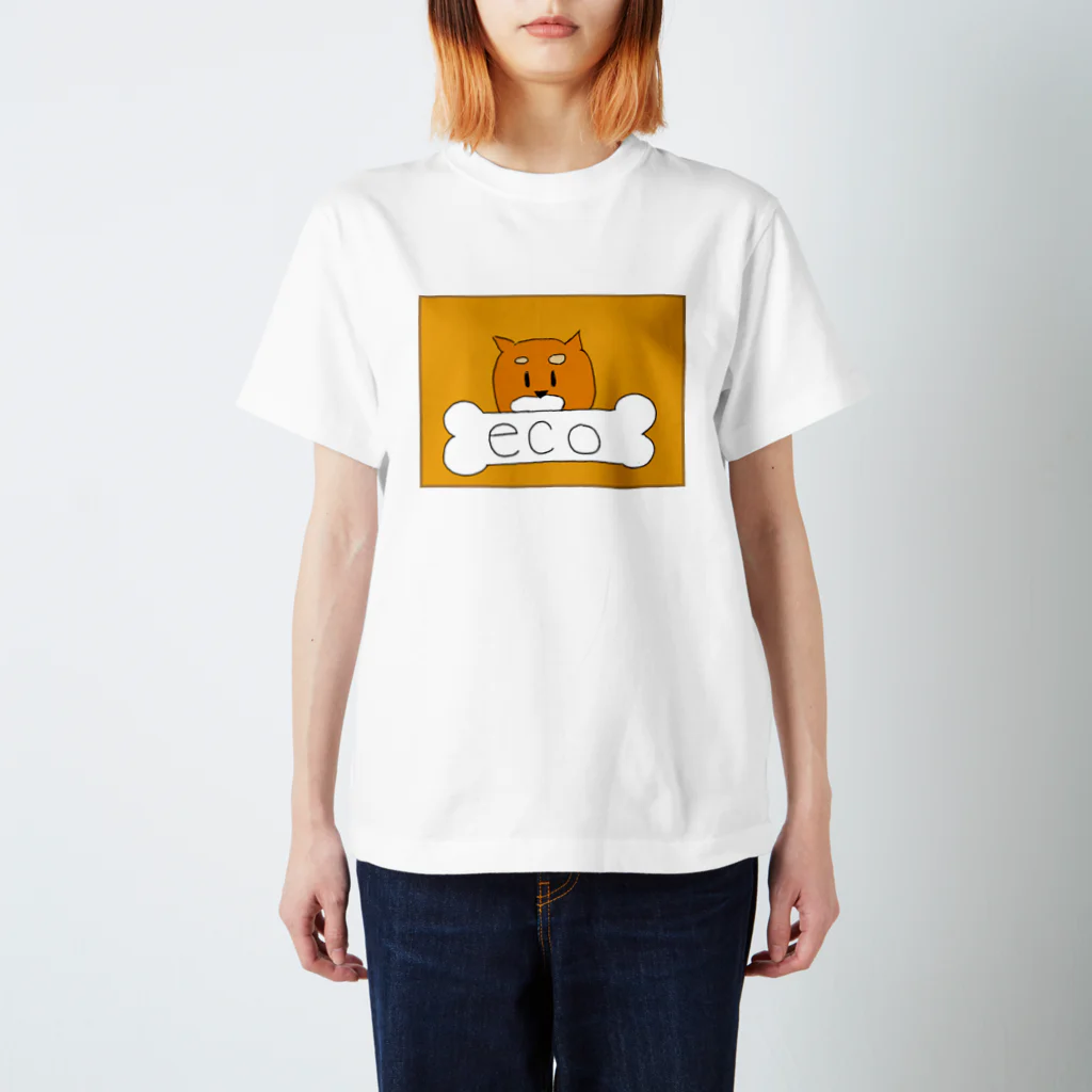 ねがねねこぎんのecoドッグ スタンダードTシャツ