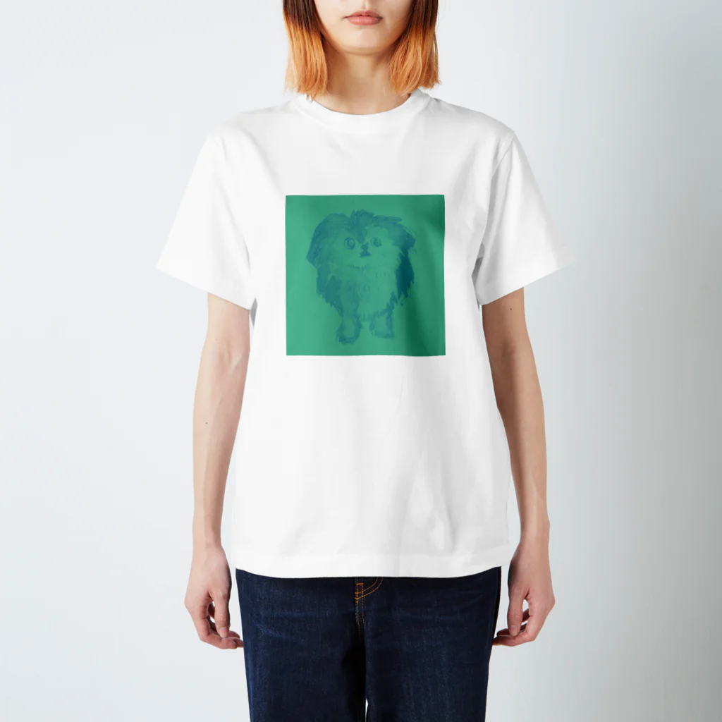 スタジオ腹八分 売店の実家犬buru- Regular Fit T-Shirt
