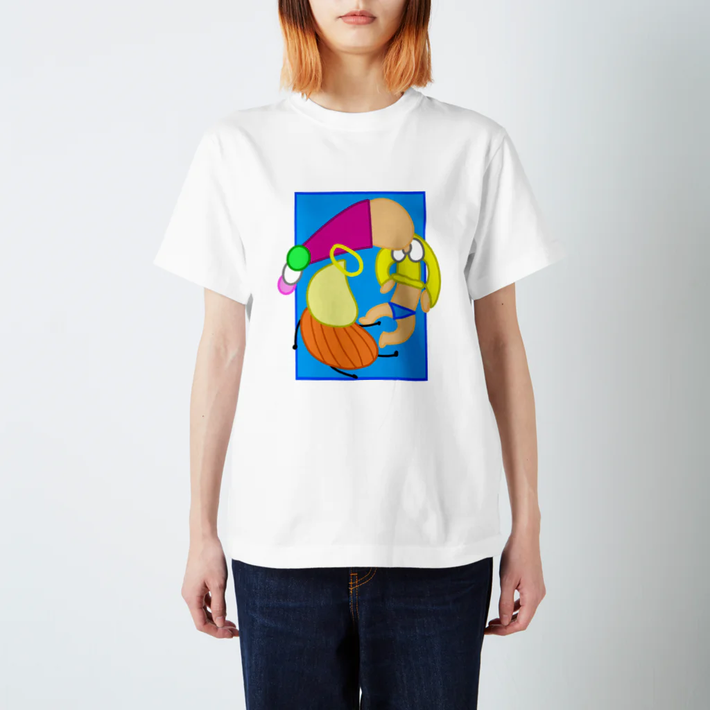 さすまたパンダのタマネギ少年とうわぎくん Regular Fit T-Shirt