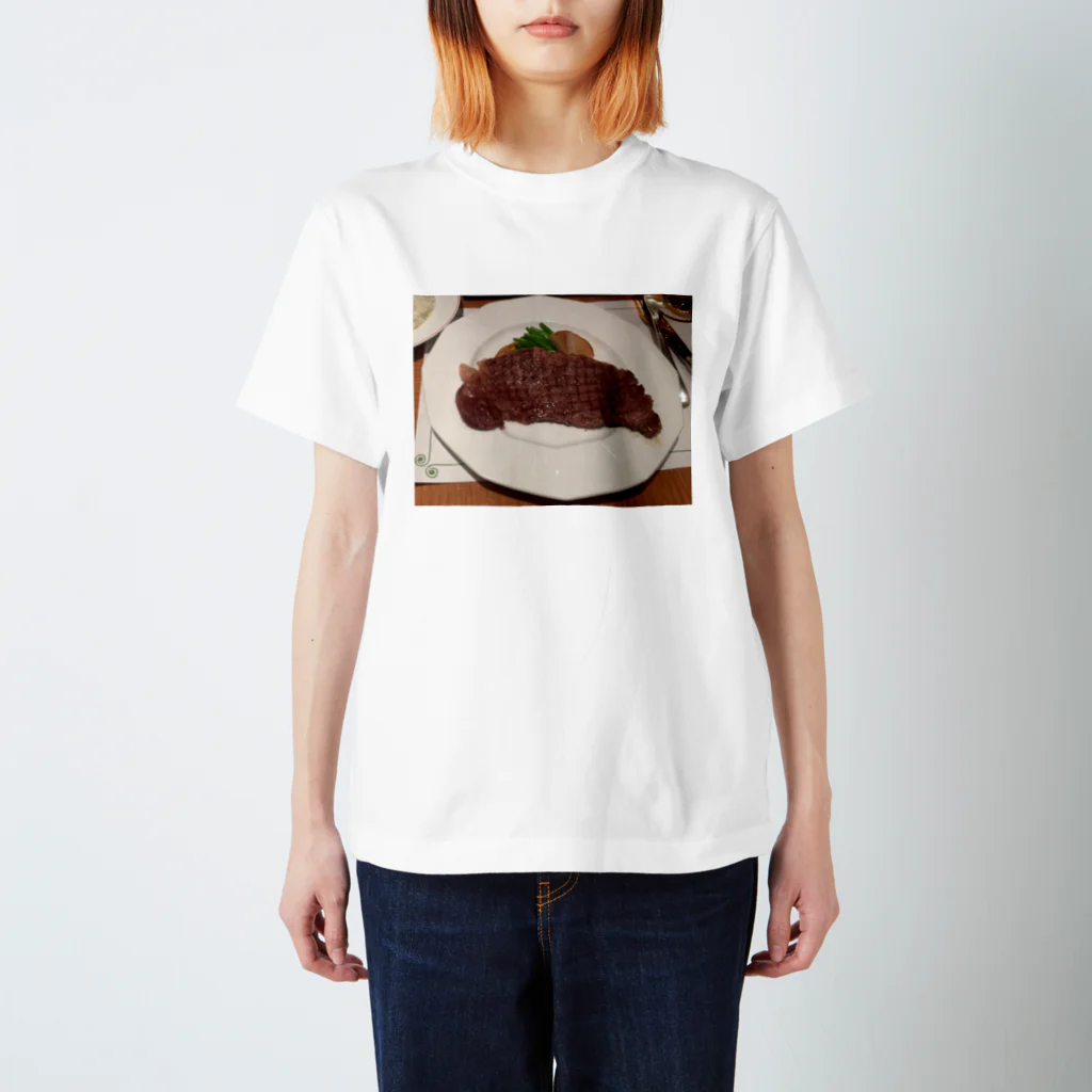 幸せコーポレーションの幸せステーキ Regular Fit T-Shirt
