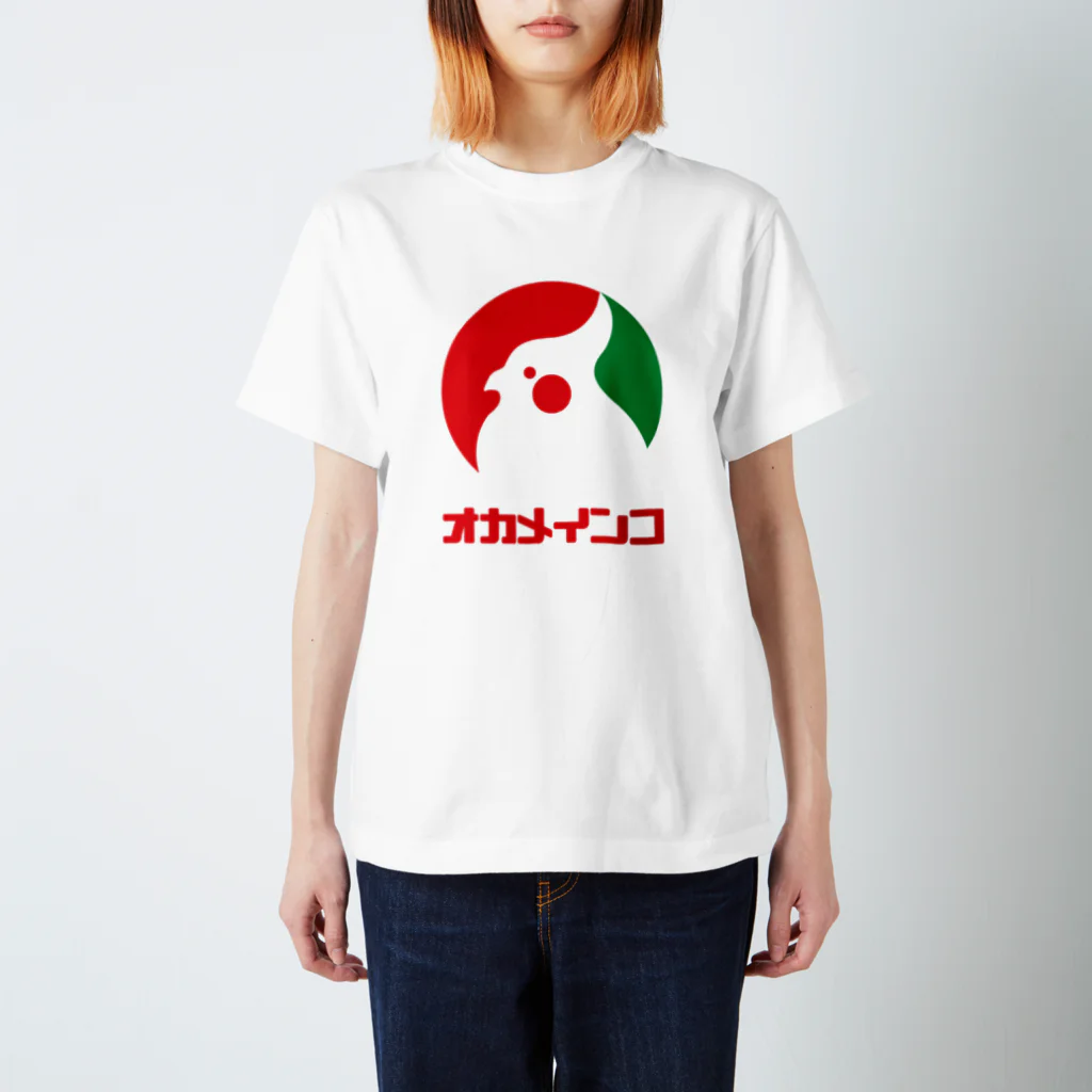 ヨロ吉のロゴ風オカメインコ（文字付） Regular Fit T-Shirt