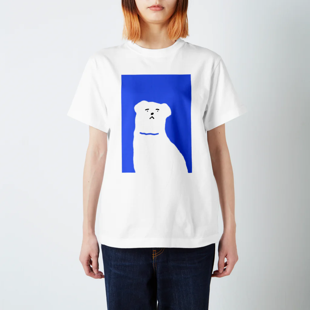 soup_mikikoのブルーわん スタンダードTシャツ