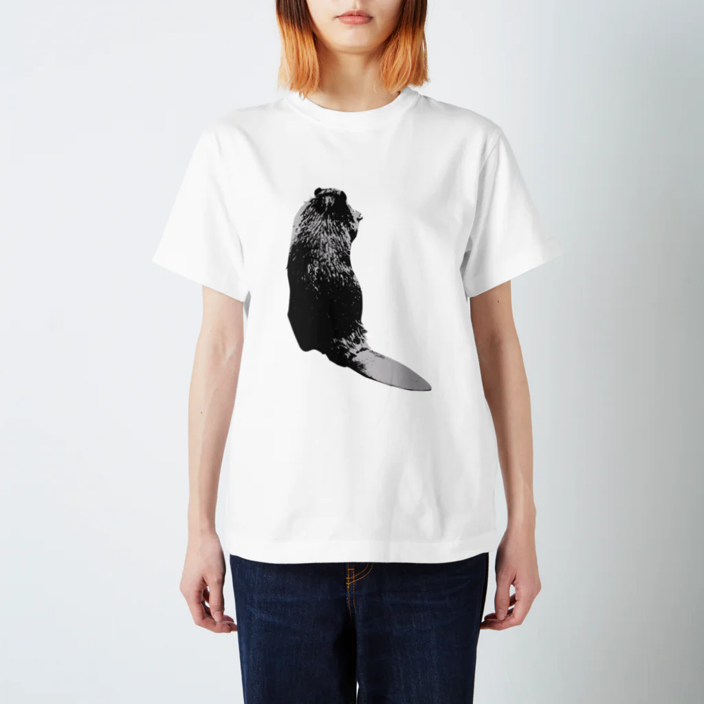 0isall_zoologicalのいつも心にビーバーさんを Regular Fit T-Shirt