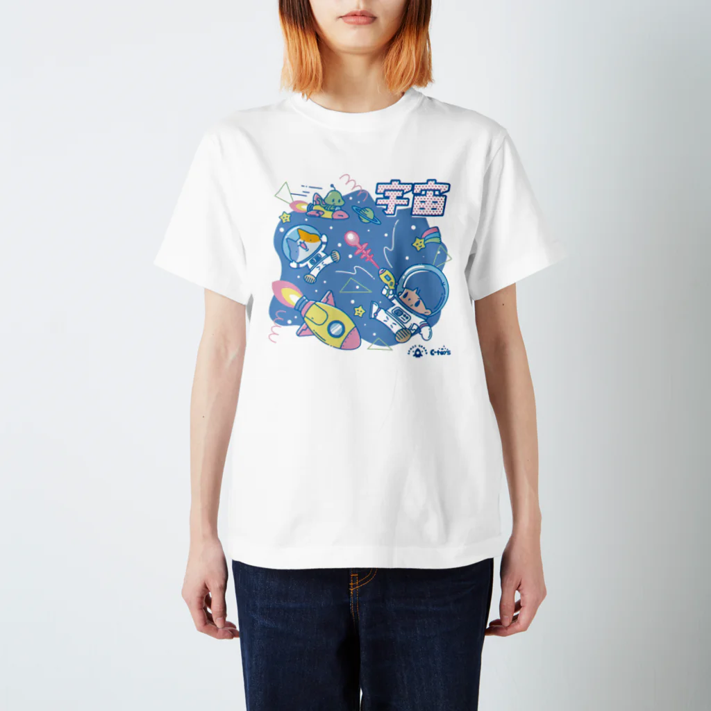 ちしま　こうのすけのファンシー宇宙警備隊 Regular Fit T-Shirt