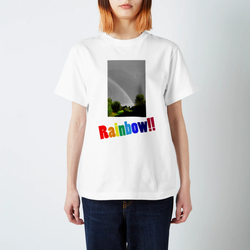 NotRealのRainbow スタンダードTシャツ