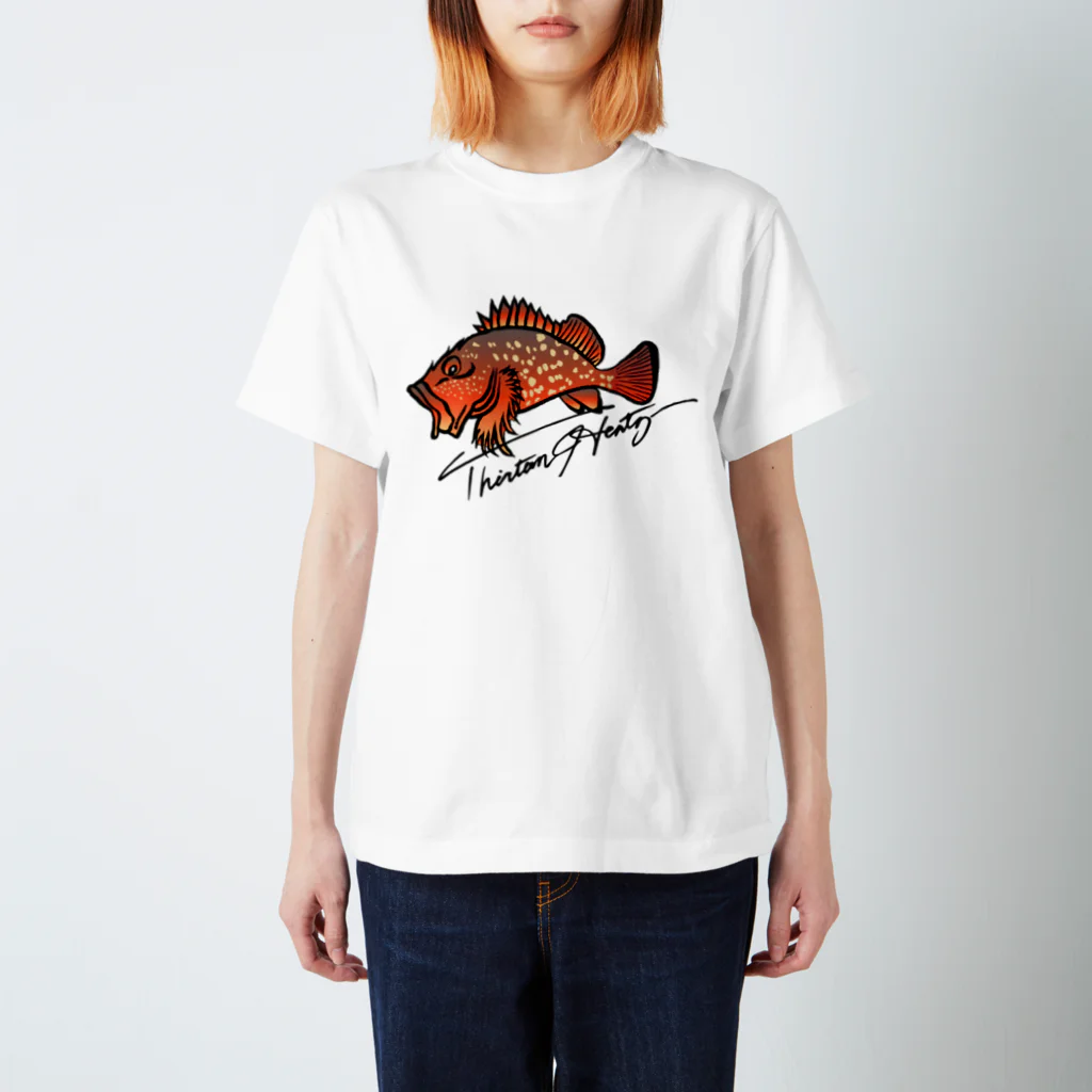 13Hzの13Hz ROCKFISH スタンダードTシャツ