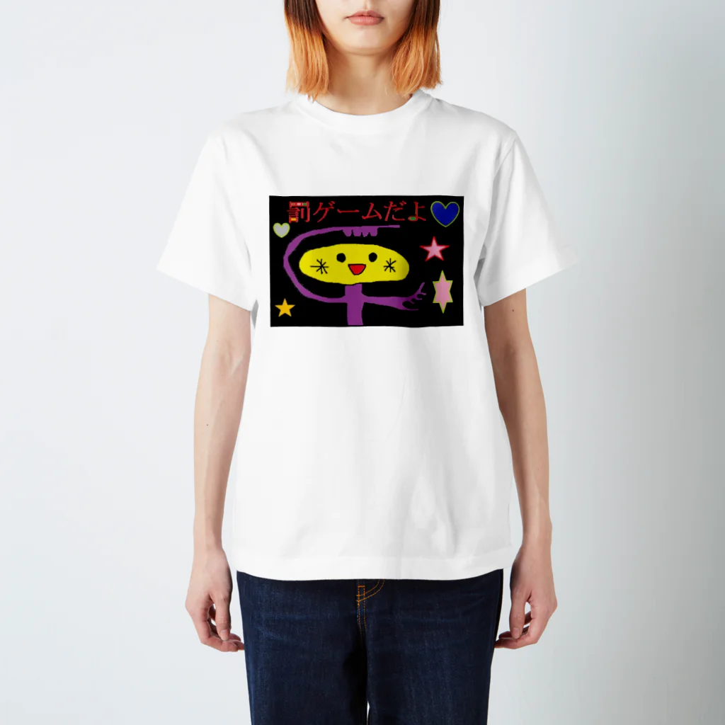 暇神エンターテインメントの神様ちゃん(罰ゲーム宣告バージョン) スタンダードTシャツ