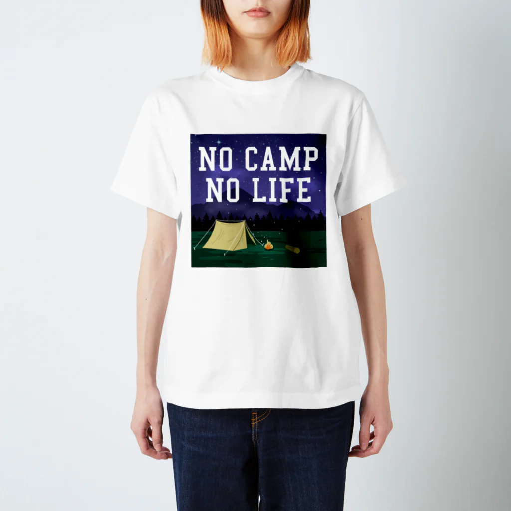 DRIPPEDのNO CAMP NO LIFE-ノーキャンプ ノーライフ- Regular Fit T-Shirt