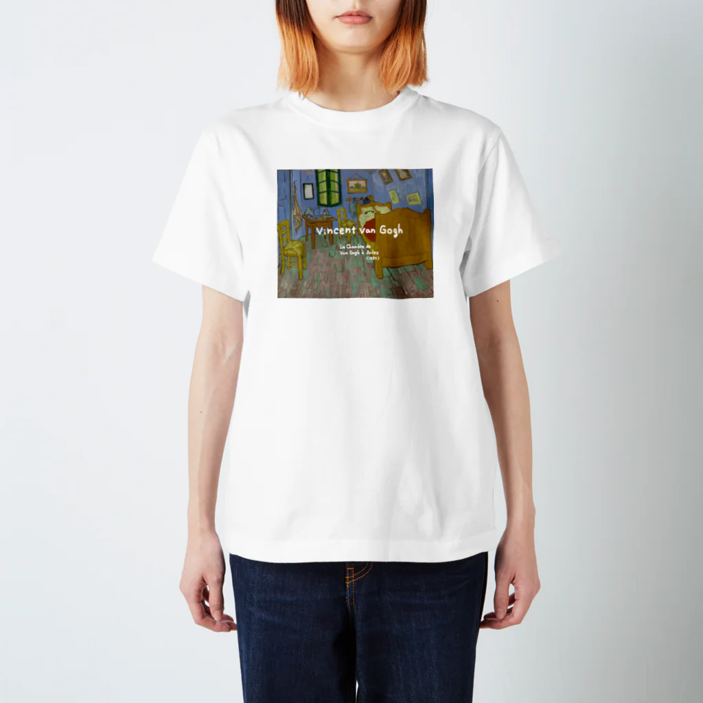 pinaのグッズの絵画にまざるオカメチャン:ゴッホ Regular Fit T-Shirt