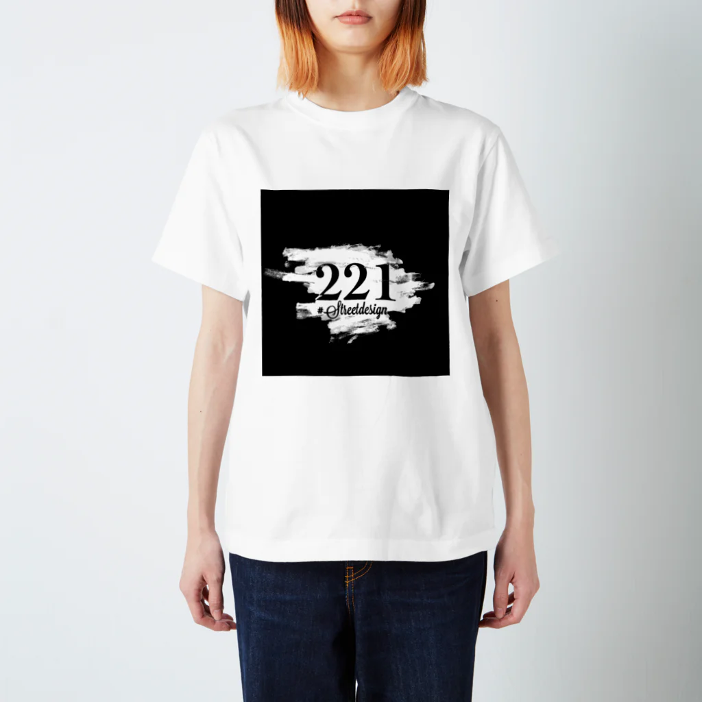 221の221ロゴ スタンダードTシャツ