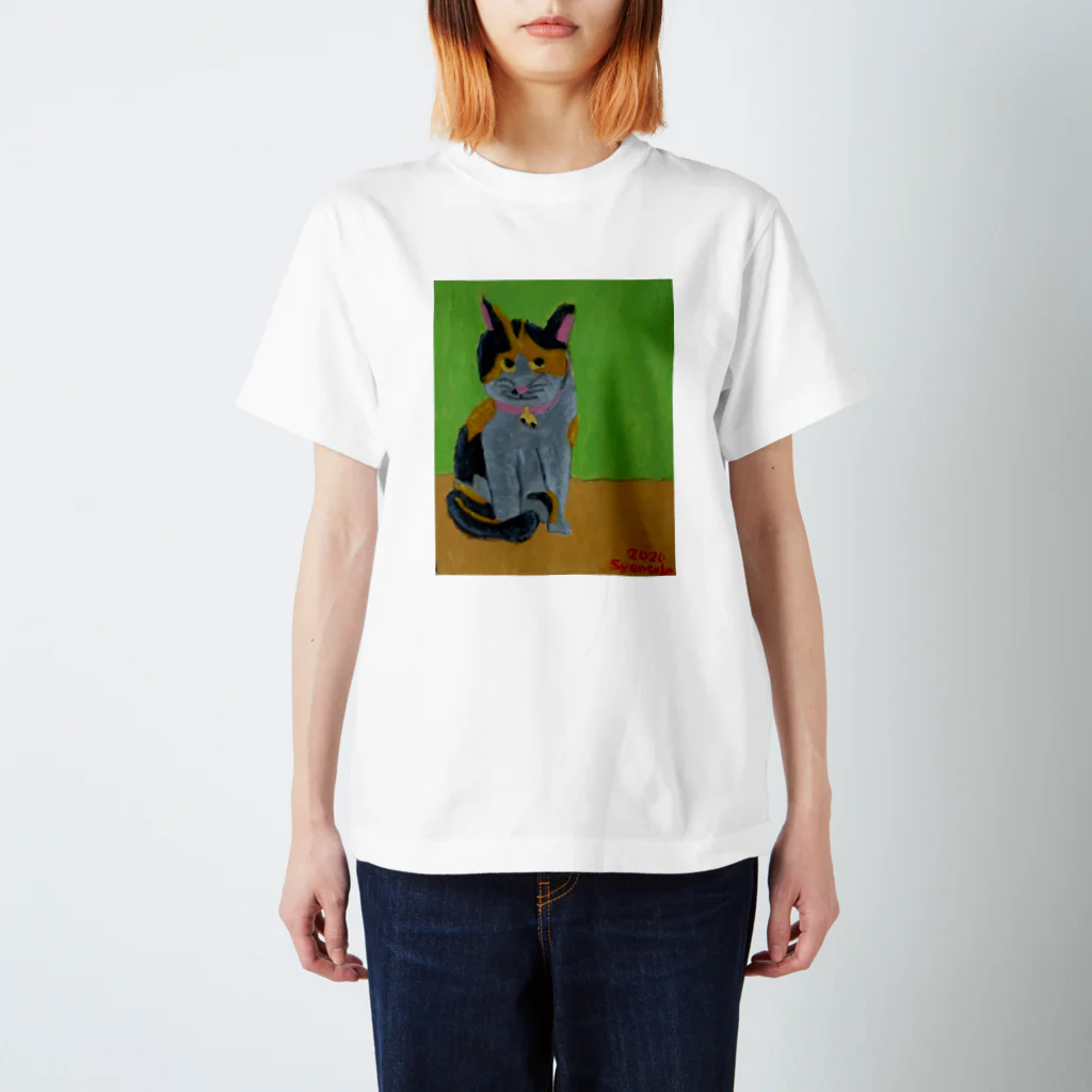 kammosquitoの三毛猫タマちゃん Regular Fit T-Shirt