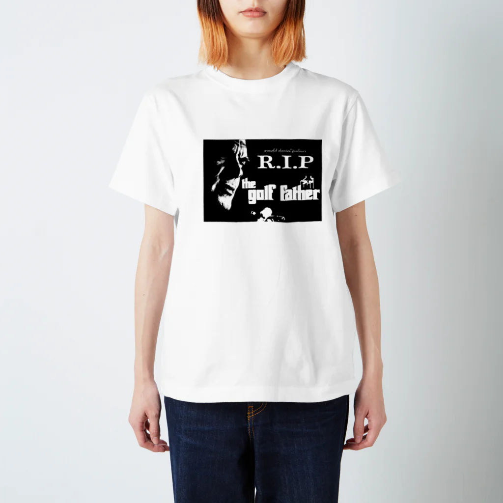 ＳＩＬＶＥＲＷＯＬＦＭＥＮmixculturedesinの１月ＮＥＷ、[ＧＯＬＦfather] スタンダードTシャツ