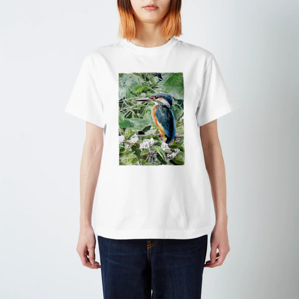 イラスト９４０馬力のカワセミのTシャツ Regular Fit T-Shirt