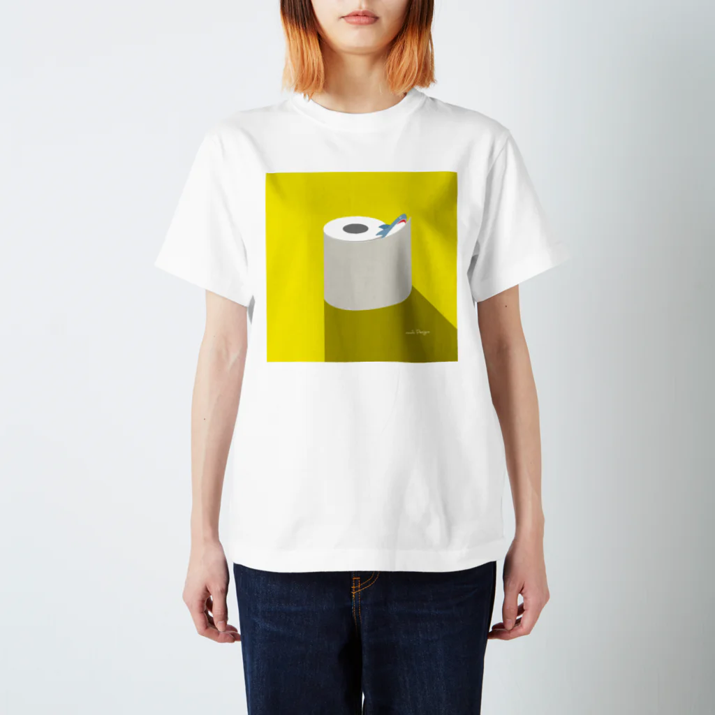 さかたようこ / サメ画家の昼のSAME Paper Regular Fit T-Shirt