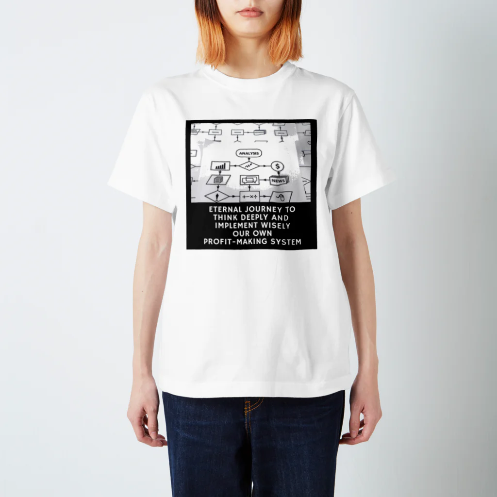 purewhitejuniorのProfit Making System スタンダードTシャツ