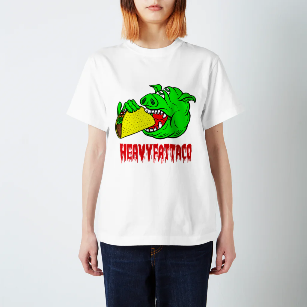 DM7WORKSのお試し支店のHEAVYFATTACO スタンダードTシャツ