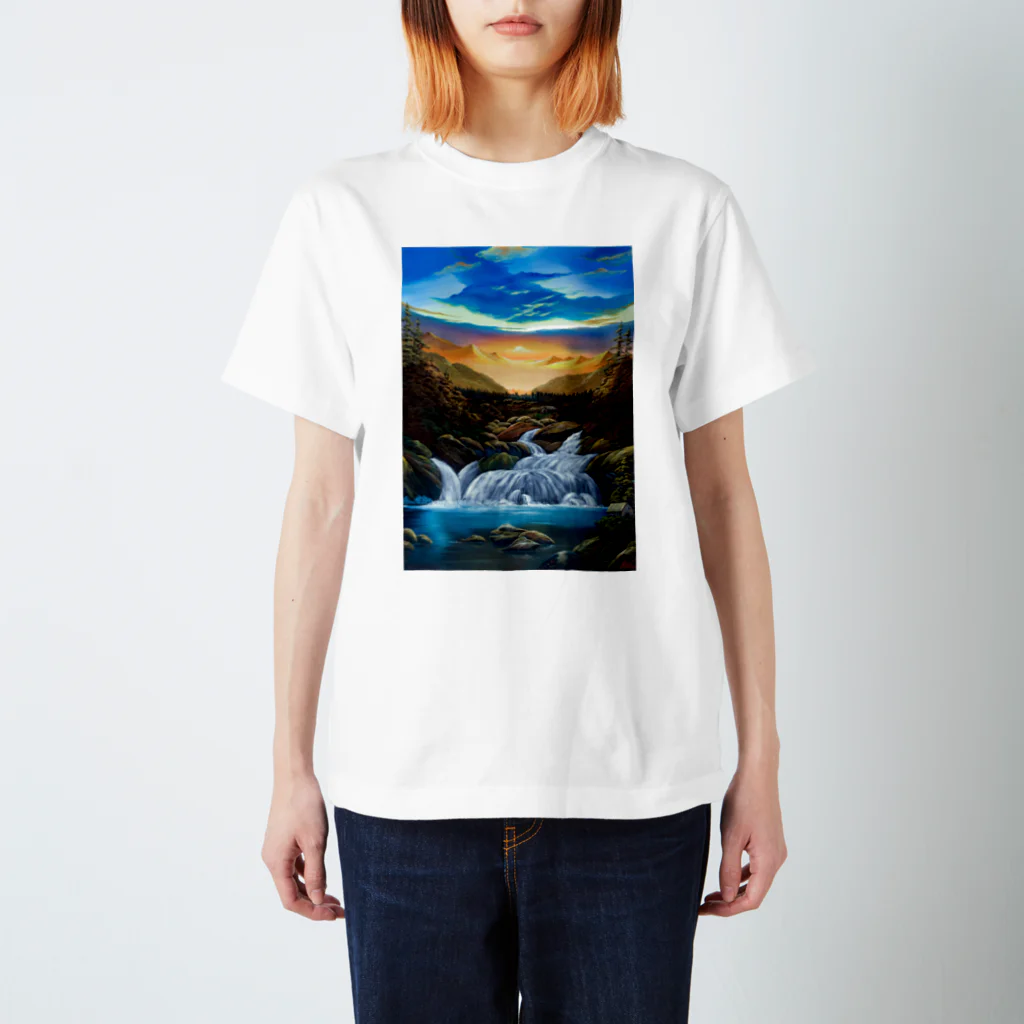 Isseyの極北の流れ Regular Fit T-Shirt