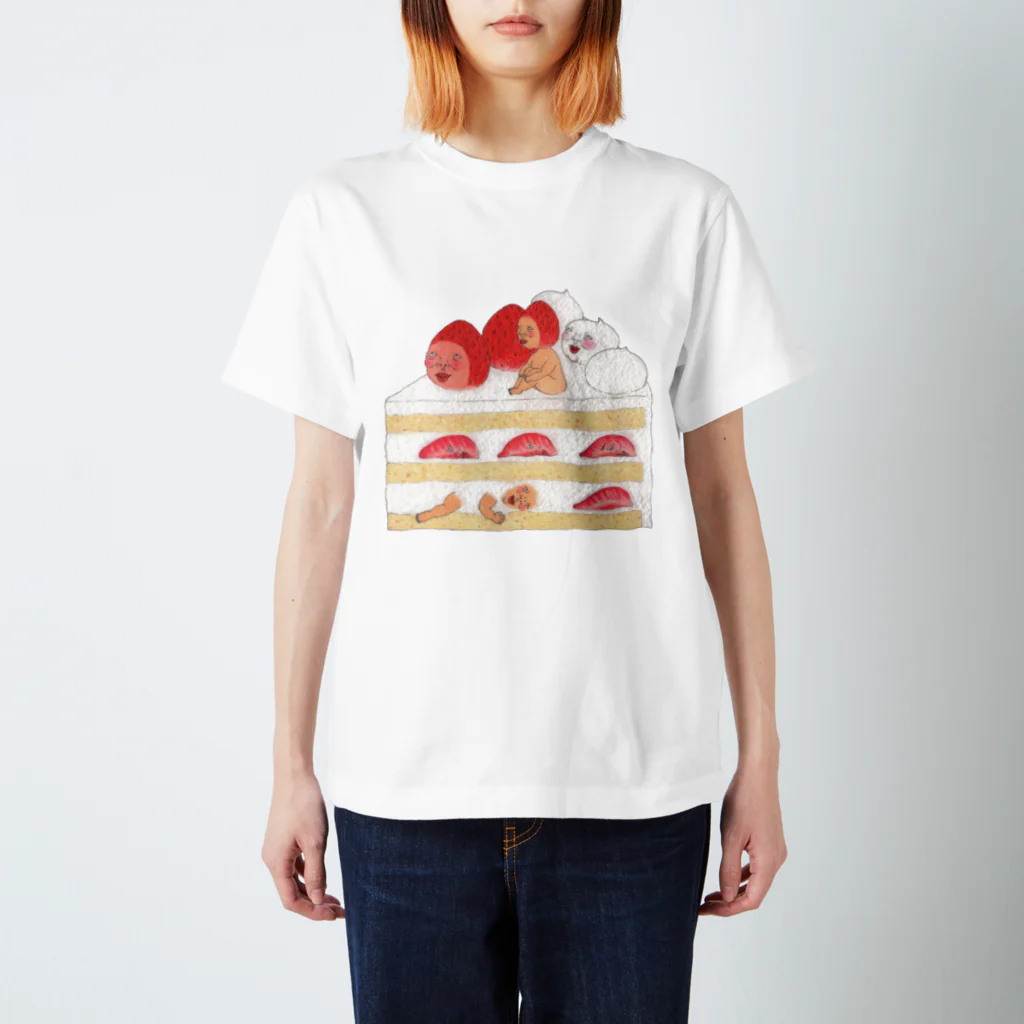 はなのところのいちごショートケーキ スタンダードTシャツ