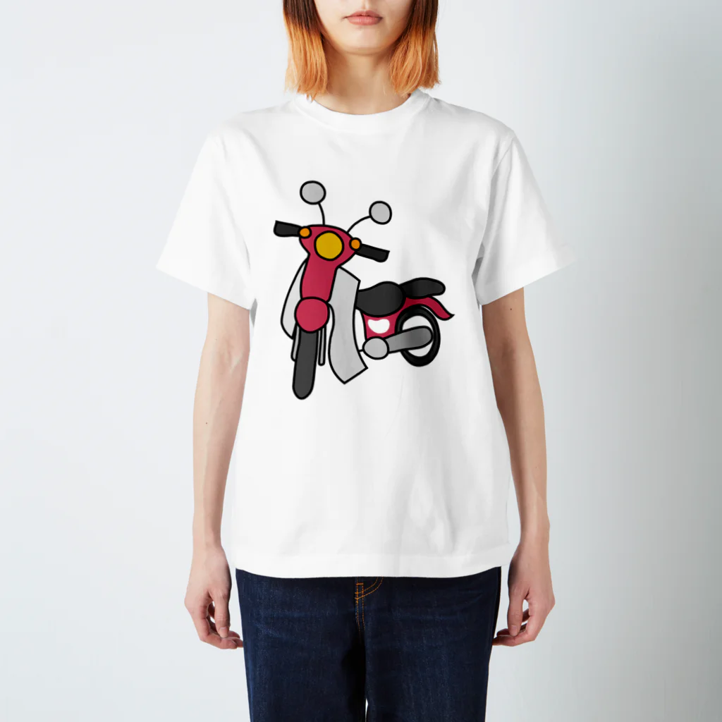 メッセージTシャツが好き♪のピンク色の小型バイクでツーリング Regular Fit T-Shirt