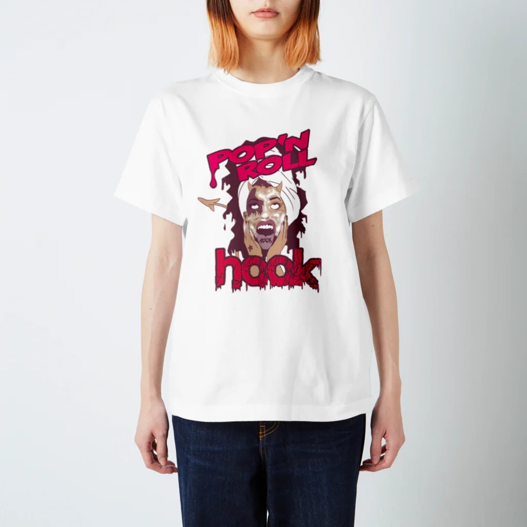 POP'N ROLLのROCK GIRL Regular Fit T-Shirt