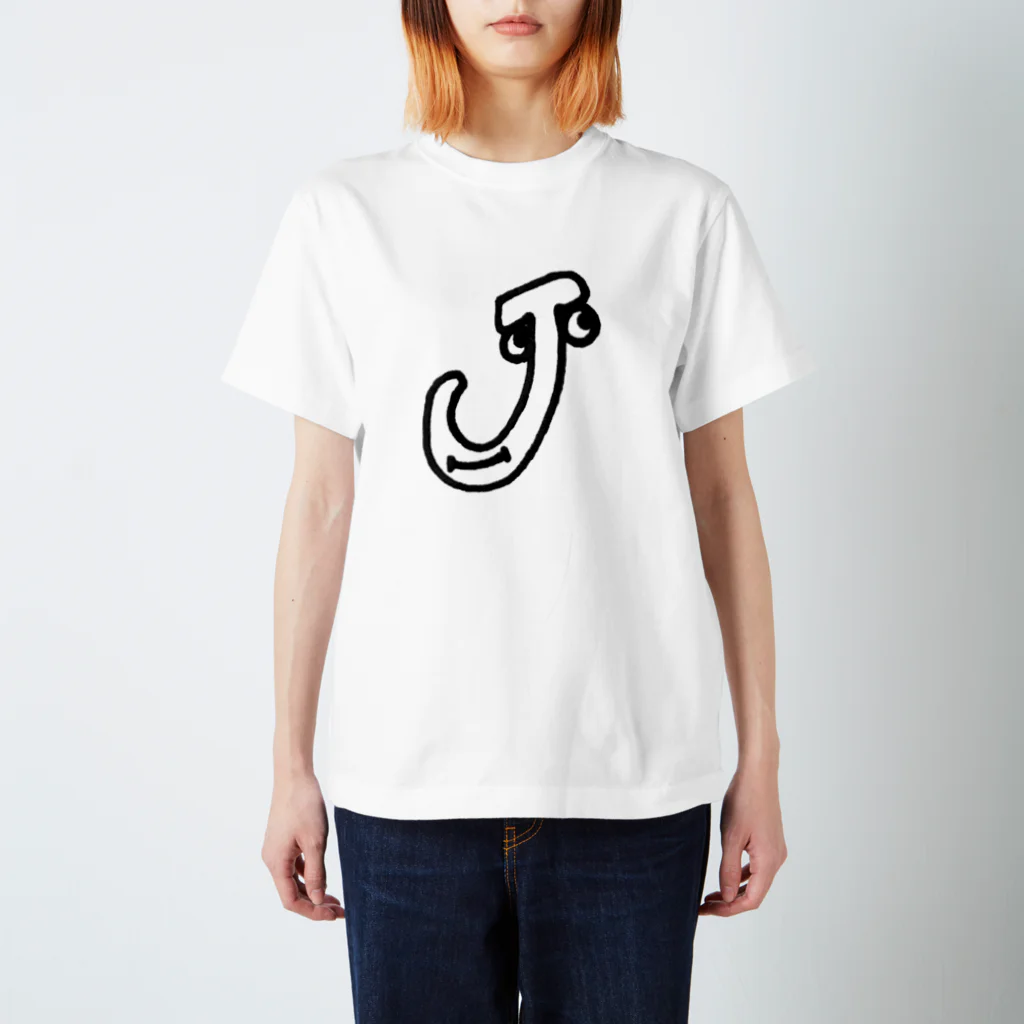 kenta_gallery   ケンタギャラリーのyurumoji "J" Regular Fit T-Shirt