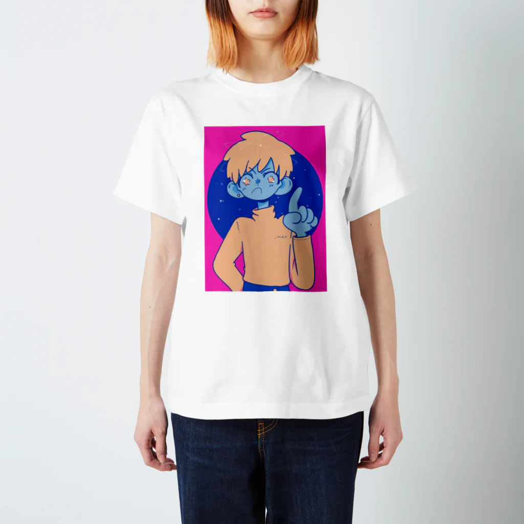 めおShopのお星さん スタンダードTシャツ