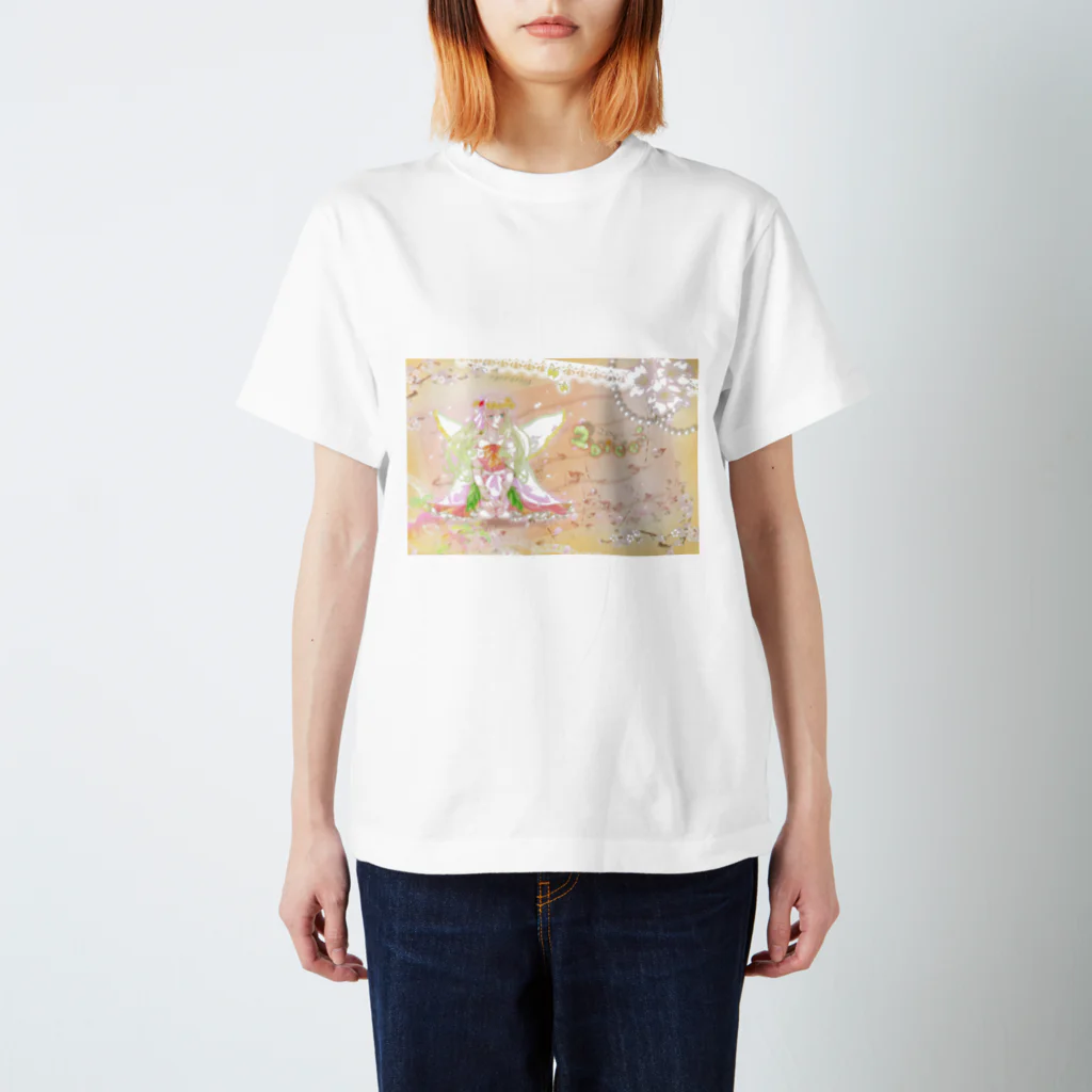 さやひよの宝箱の春の少女 スタンダードTシャツ