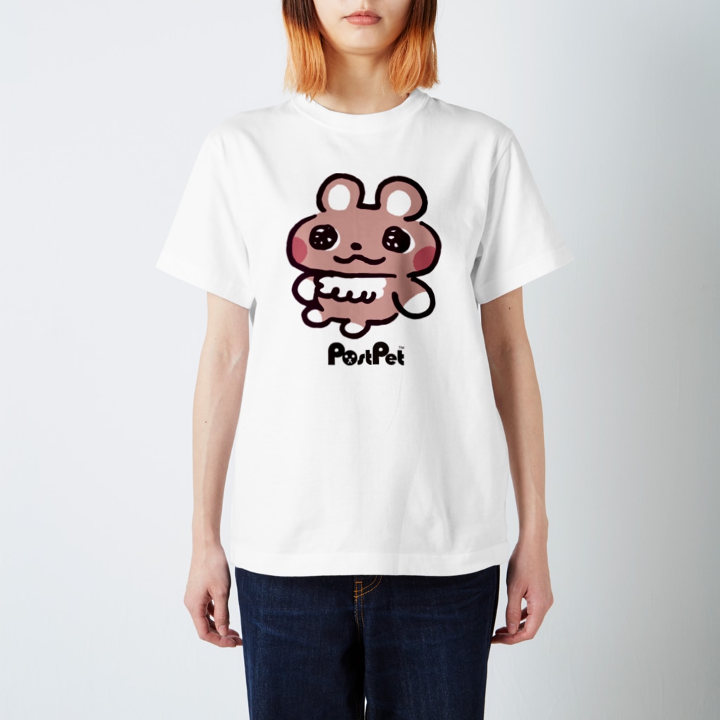 PostPet Official Shopのおすわりコモモ Regular Fit T-Shirt