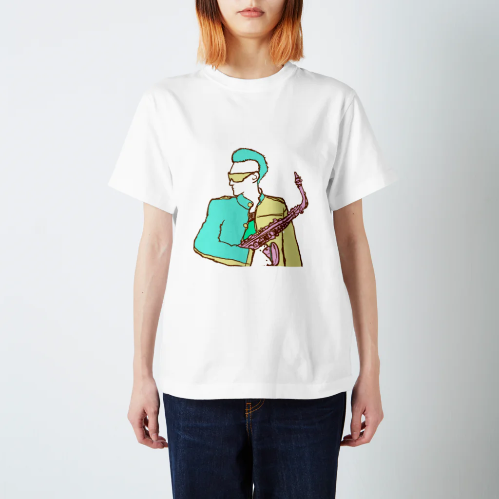 弁慶の陽だまり家の弁慶art colorful　 スタンダードTシャツ