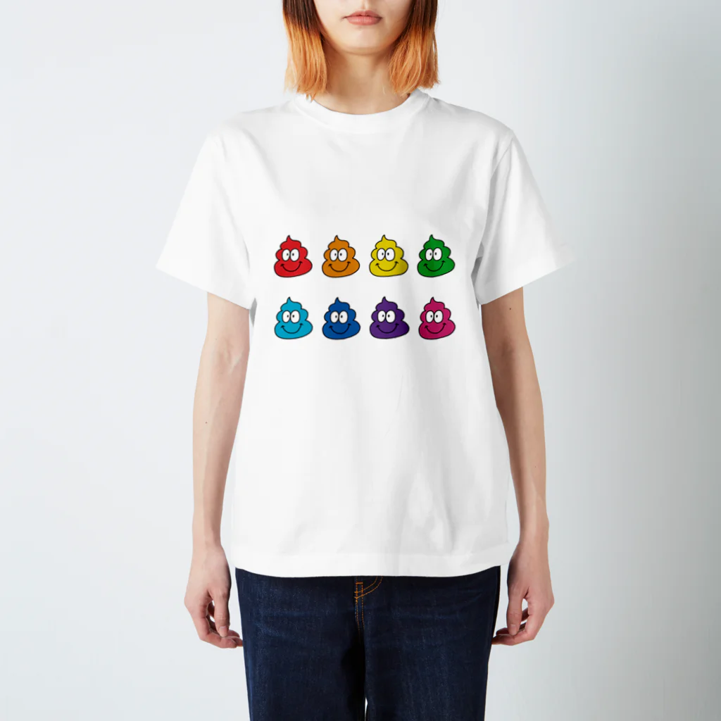 nanairoのMr.UNCHI! スタンダードTシャツ