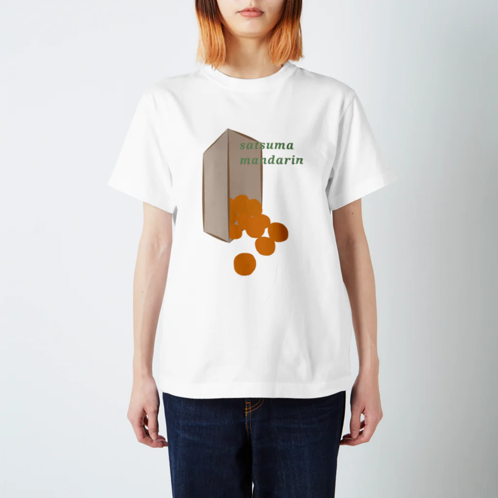 みかんやさんの温州みかん スタンダードTシャツ